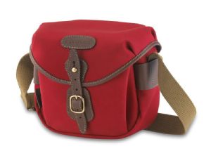 Billingham Hadley Digital Camera Burgundy Canvas / Chocolate Leather (Chocolate Lining)