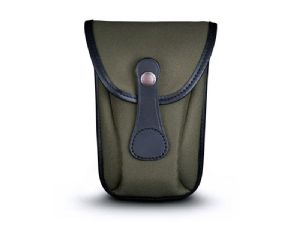 Billingham AVEA 7 End Pocket Sage FibreNyte / Black Leather (Olive Lining)