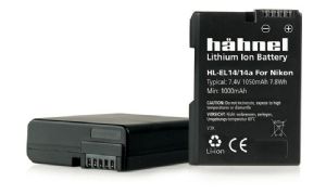 Hahnel HL-EL14A Battery for Nikon cameras replaces EN-EL14
