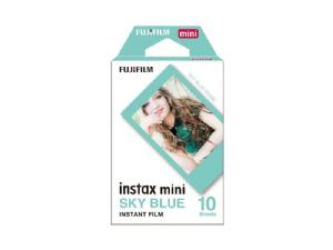 Fujifilm instax Mini Film Sky Blue Frame (10 Shots) Fujifilm instax Mini Film Sky Blue Frame (10 Shots)