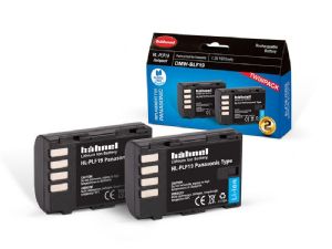 Hahnel Panasonic PLF19 battery TWIN Pack  (Replaces DMW-BLF19)