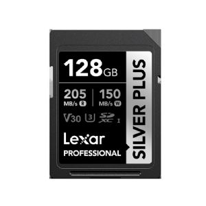 Lexar SD Silver Plus UHS-1 128GB V30 R205/W150MB/s