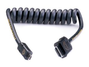 Atomos AtomFLEX PRO Micro HDMI to Full HDMI Coiled Cable (12 to 24")