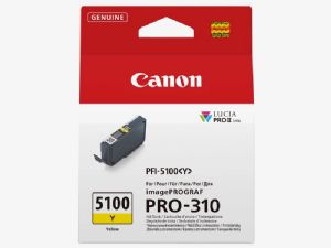 Canon PFI-5100Y Yellow Ink Cartridge Canon PFI-5100Y Yellow Ink Cartridge