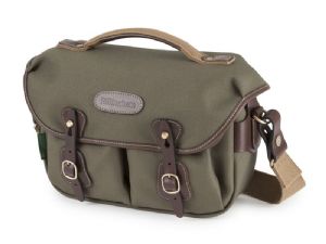 Billingham Hadley Small Pro Sage FibreNyte / Chocolate Leather (Olive Lining)