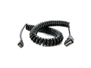 Atomos AtomFLEX PRO Micro HDMI to Full HDMI Coiled Cable (16-32") Atomos AtomFLEX PRO Micro HDMI to Full HDMI Coiled Cable (16-32")