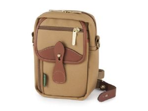 Billingham Airline Stowaway Khaki Canvas / Tan Leather (Olive Lining)