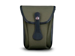 Billingham AVEA 8 End Pocket Sage FibreNyte / Black Leather (Olive Lining)