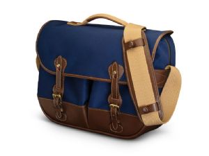 Billingham Eventer MKII Navy Canvas / Chocolate Leather