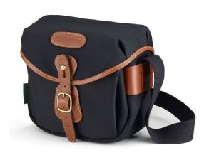 Billingham Hadley Digital Camera Bag Black Canvas / Tan Leather (Olive Lining)