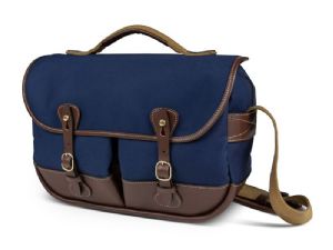 Billingham Mini Eventer Navy Canvas / Chocolate Leather (Chocolate Lining)