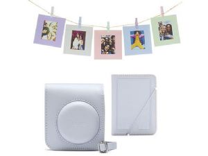 Fujifilm INSTAX Mini 12 Accessory Kit Clay-White Fujifilm INSTAX Mini 12 Accessory Kit Clay-White