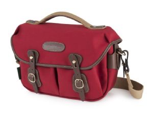 Billingham Hadley Small Pro Burgundy Canvas / Chocolate Leather (Chocolate Lining)