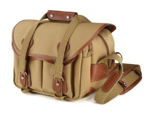 Billingham 225 Camera Bag Khaki Canvas / Tan leather (Olive Lining)