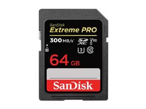 Sandisk Extreme Pro 64GB SDXC 300MB/s UHS-II Class Speed 3