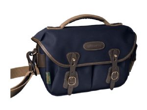 Billingham Hadley Small Pro Navy Canvas / Chocolate Leather (Chocolate Lining)