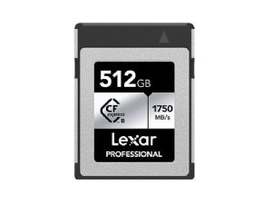 Lexar 512GB Professional CFexpress Type B Silver Series 1750MB/s Memory Card
