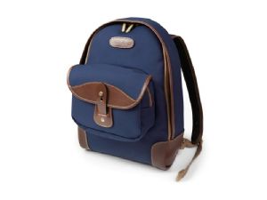 Billingham 35 Rucksack Navy Canvas / Chocolate Leather (Chocolate Lining) Billingham 35 Rucksack Navy Canvas / Chocolate Leather (Chocolate Lining)
