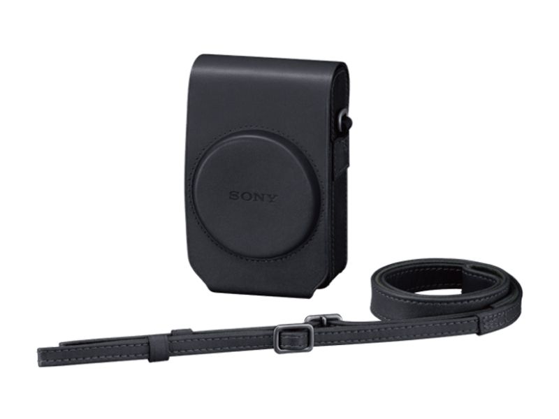 Sony LCS-RXG Black Soft Leather Carry Case For Cyber-shot RX100 Series