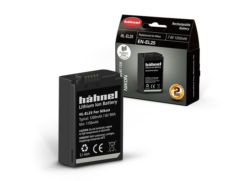 Hahnel HL-EL25 battery (replaces Nikon EN-EL25 ) fits Nikon Z50, Z30, Zfc
