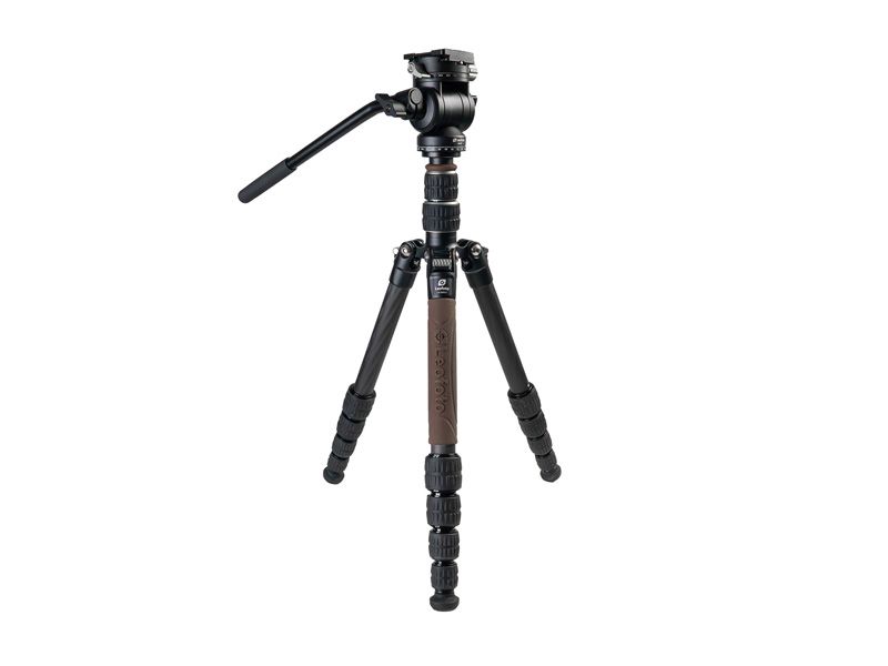 Leofoto Urban LX-225CT Carbon Fibre Tripod - XB-32Q + BV-1R Mini Fluid Video Head - Spotting Scope / Photo Video Bundle