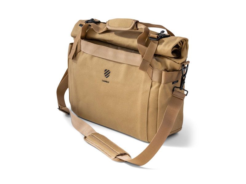 Langly Weekender Flight Bag With Camera Cube Sand London