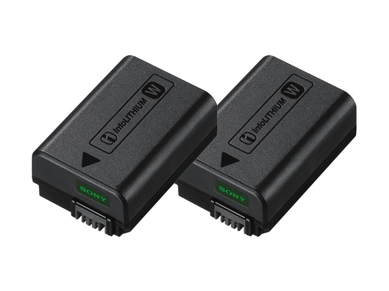 Sony NP-FW50 InfoLITHIUM W Type Rechargeable Battery Twin Pack