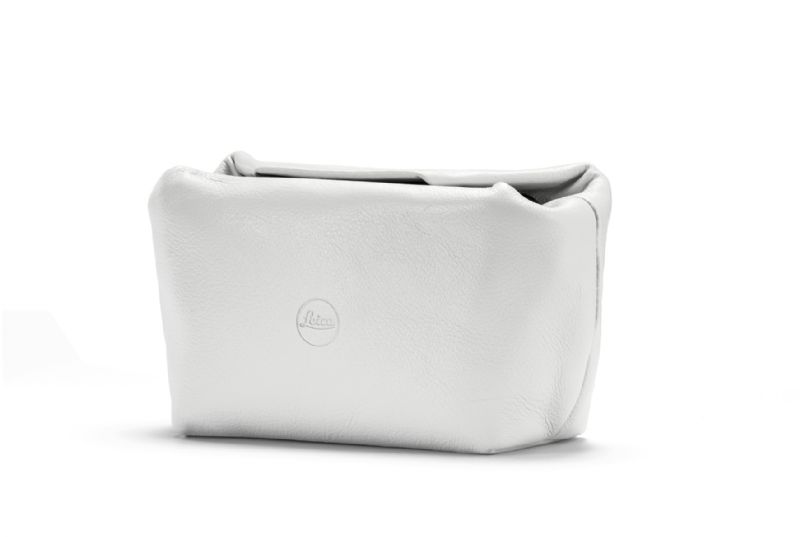 Leica C-Lux Leather Soft Pouch, Size S, Leather, White