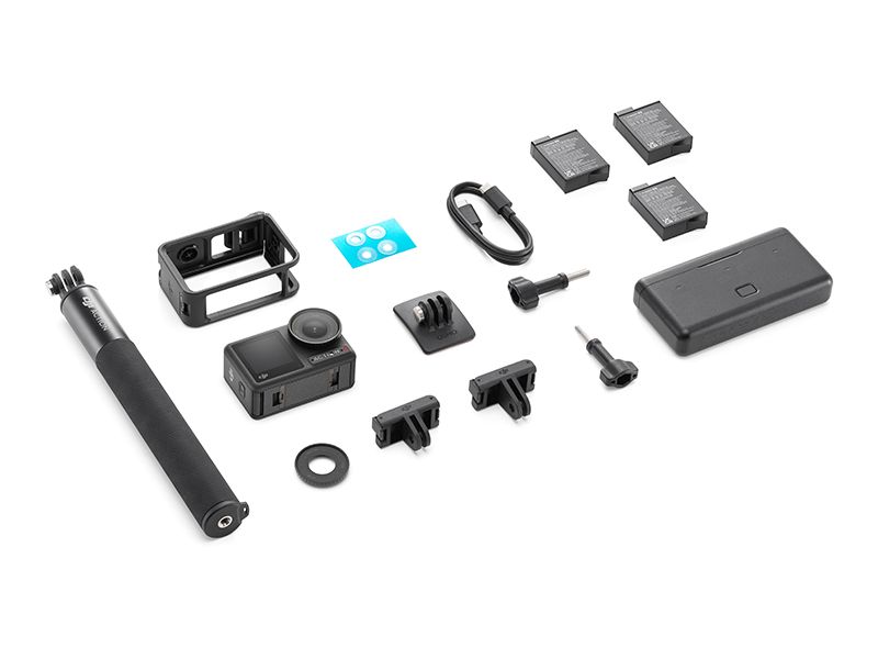 DJI Osmo Action 4 Standard Combo - 4K/120fps Waterproof Action Camera with  a 1/1.3-Inch Sensor, Stunning Low-Light Imaging, 10-bit & D-Log M Color