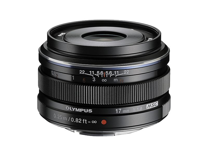 Olympus M.ZUIKO DIGITAL 17mm F1.8 Lens Black LCE