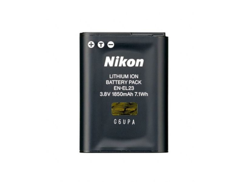3,8 Volt / 1850mAh P600 Nikon Coolpix B700 P900 2X Dot.Foto EN-EL23 Batterie Ersetzt Qualitätsakku S810c P610 
