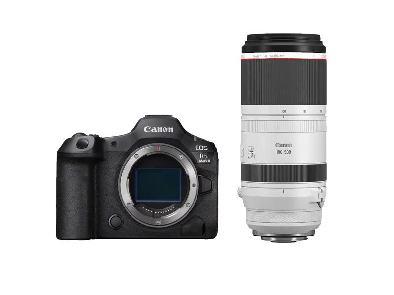 Canon EOS R5 Mark II Body + RF 100-500mm F4.5-7.1 L IS USM