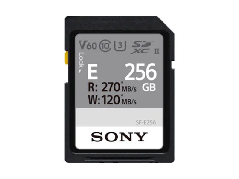 Sony 256Gb SDXC UHS-II E Series Professional Memory Card SF-E256