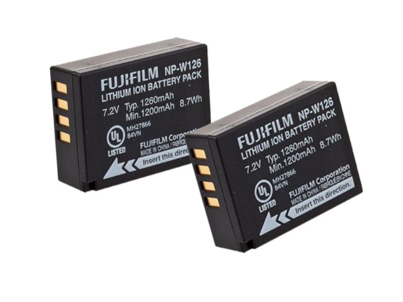 Fujifilm Lithium Ion battery NP-W126S Twin Pack | London Camera 