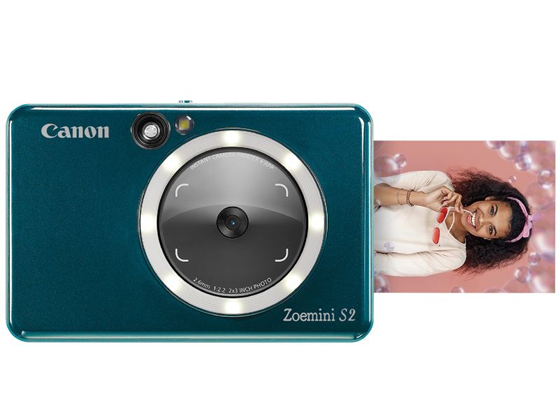 Canon Zoemini S2 2in1 Instant Camera & Printer, Dark Teal
