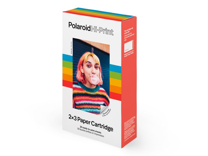 Polaroid Hi-Print 2x3 Pocket Photo Printer Hi-Print 2X3 Paper Cartridge 20  Sheets + Hanging Photo Frames