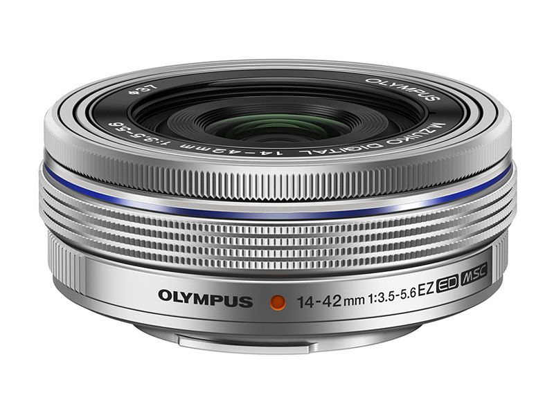 Olympus M.ZUIKO DIGITAL ED 14-42mm F3.5-5.6 EZ Lens in Silver