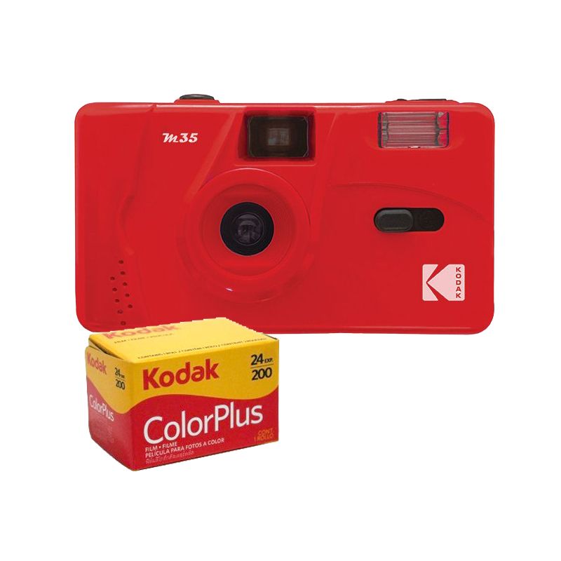 Kodak M35 Red Including ColorPlus 200 24 Exp