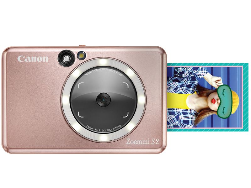 Canon Zoemini S2 2in1 Instant Camera & Printer, Rose Gold
