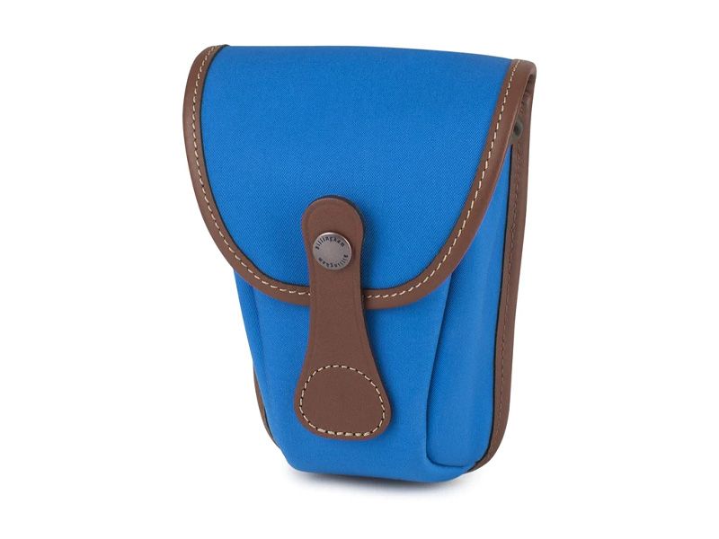 Billingham AVEA 7 End Pocket Imperial Blue Canvas / Tan Leather (Orange Lining)