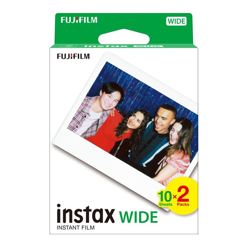 Fujifilm instax Colour Film WIDE Twin Pack (20 Shots)