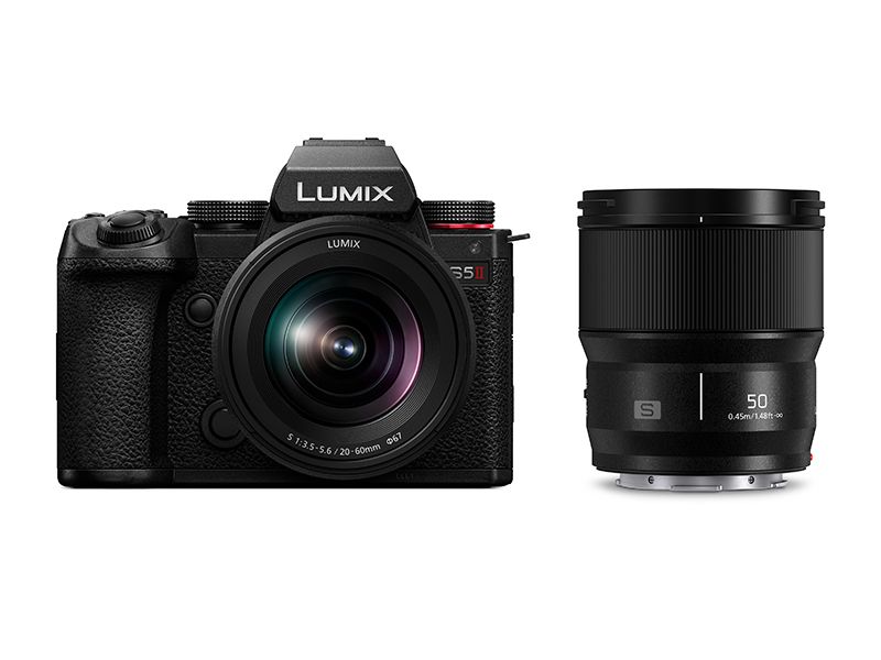 Panasonic LUMIX S5 II + S 20-60mm & S 50mm lenses (DC-S5M2WE)