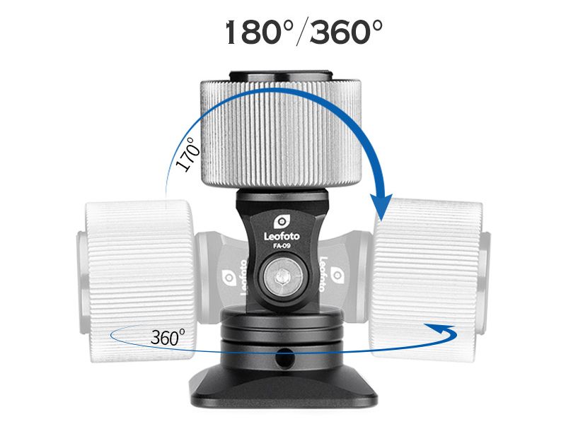 Leofoto FA09 Tripod Flash Adapter with Pan Tilt LCE