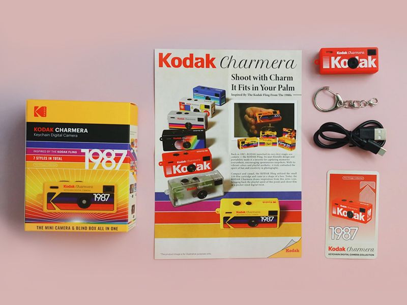 Kodak Charmera Keychain Digital Camera - Single Blind Box