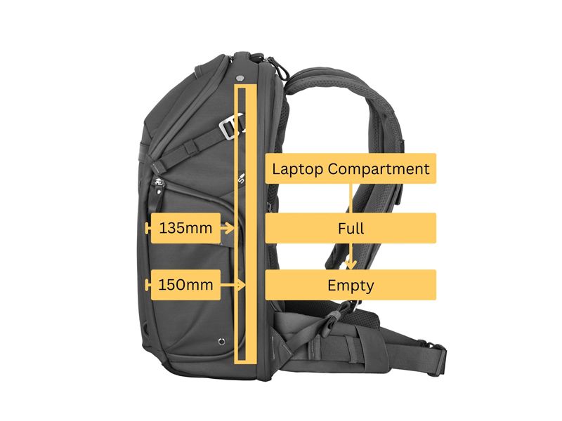 Vanguard VEO Metro B25L : 25 Litre Camera Backpack - Black