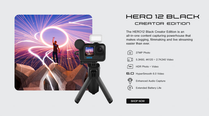 GOPRO HERO 12 BLACK CREATOR EDITION