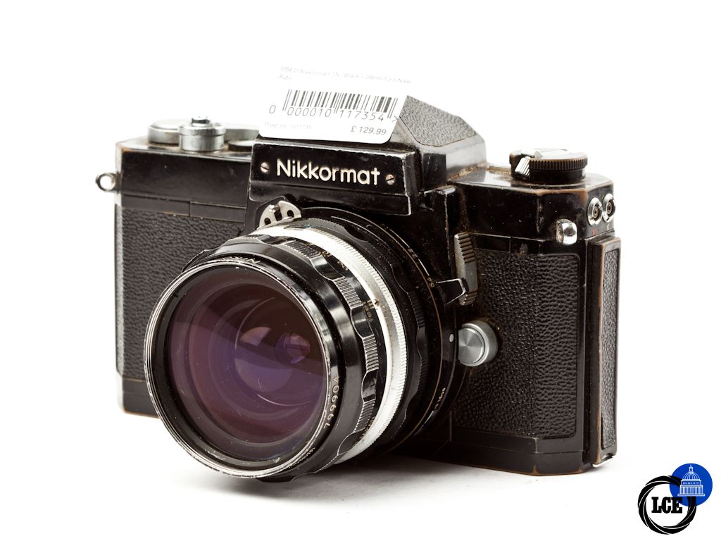 Nikon Nikkormat FTN - Black + 28mm f/3.5 Nikkor-H Auto (2*) / 1011735