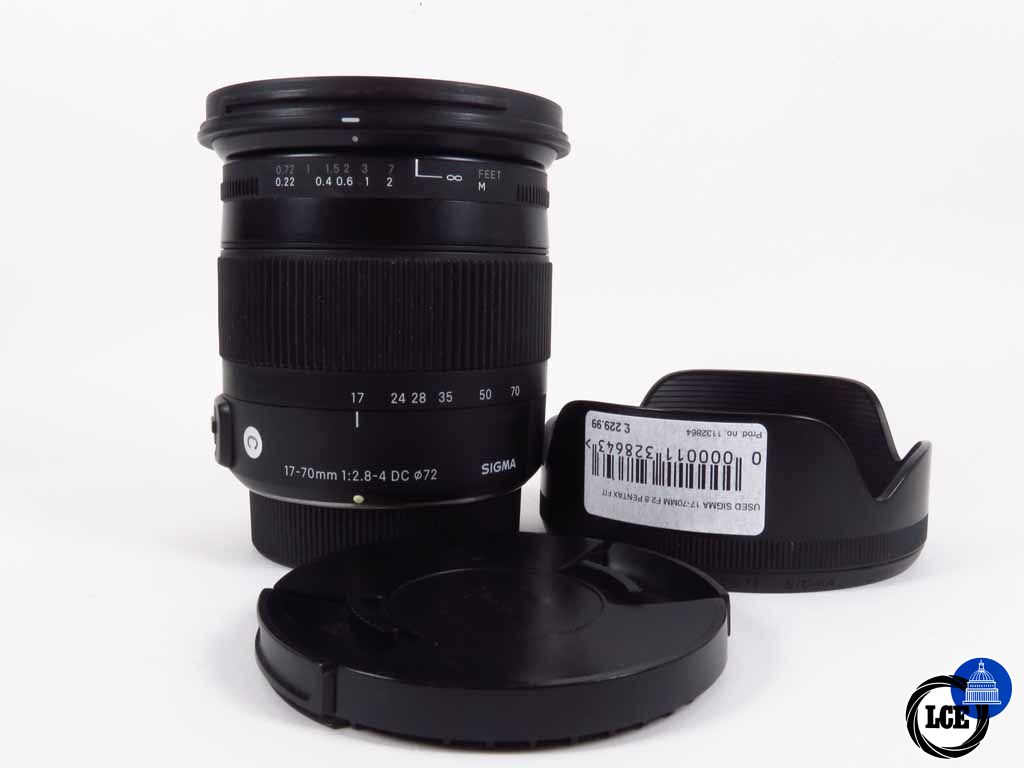 Sigma 17-70mm f2.8-4 Contemporary Pentax AF Fit