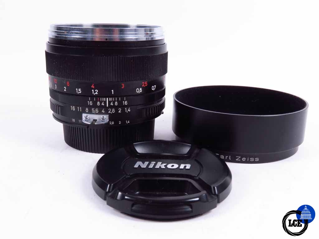 Zeiss 50mm f1.4 ZF Planar  Nikon Fit MF