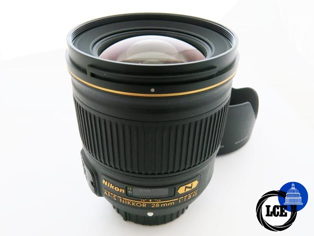 Nikon AF-S 28mm f/1.8G N (inc Hood & Case)